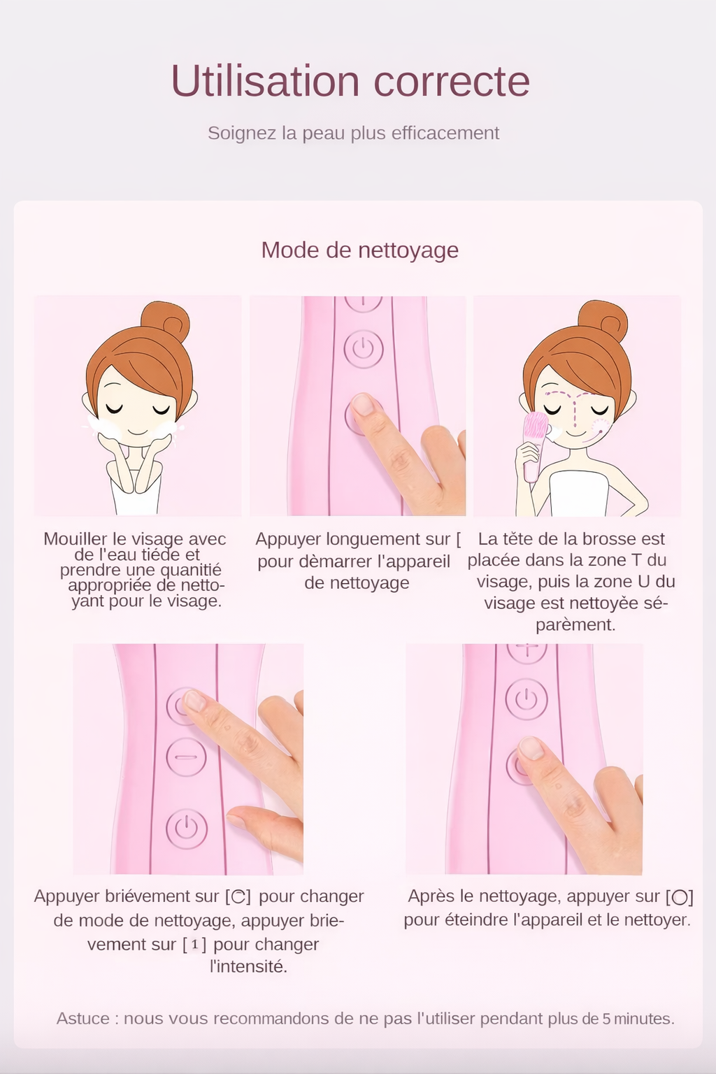 Brosse Nettoyante Pour Visage