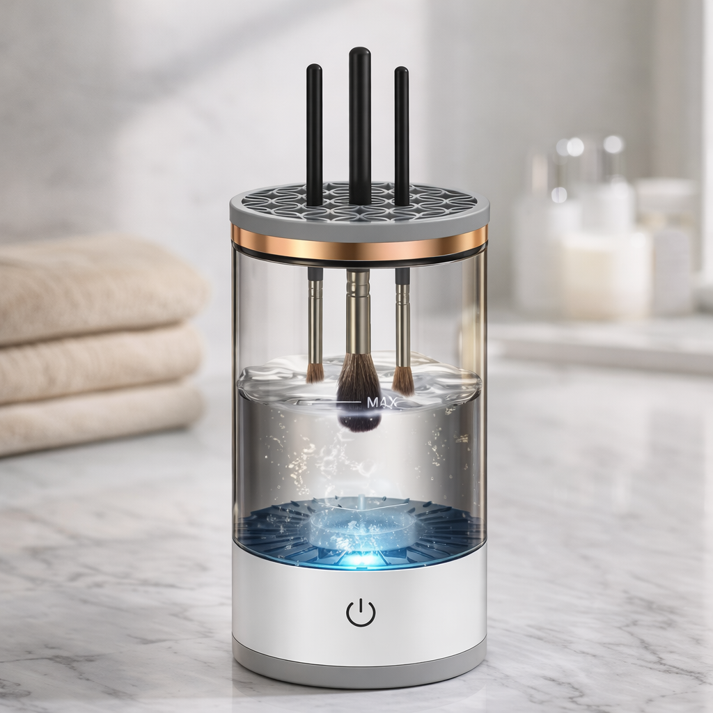 Nettoyeur de pinceaux de maquillage